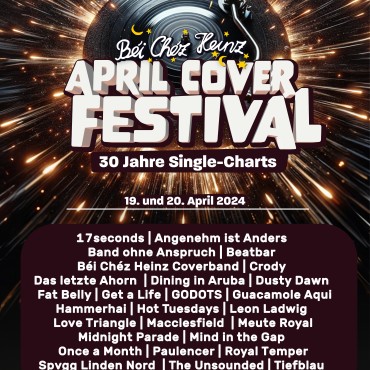 April Cover Festival Plakat Neu neu 